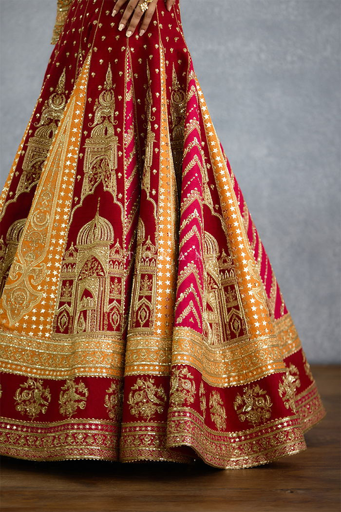 Zehra Zafrani Misba Lehenga Set