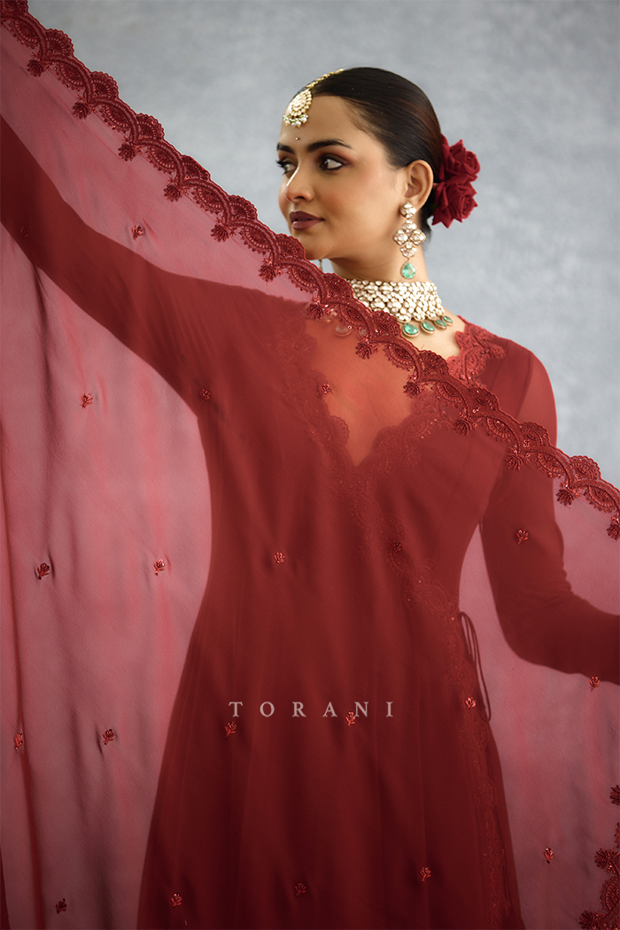 Laalima Prisha Anarkali Set