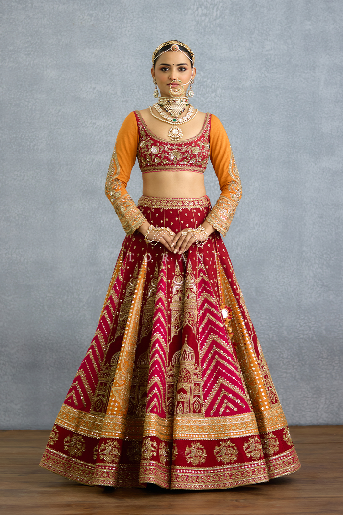 Zehra Zafrani Misba Lehenga Set