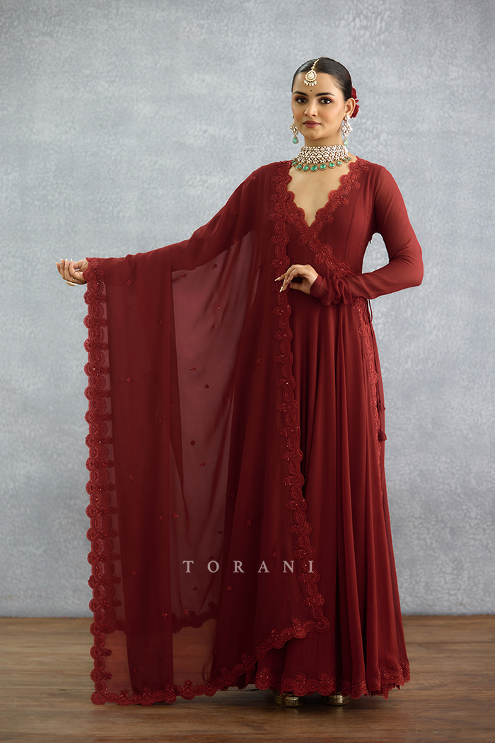 Laalima Prisha Anarkali Set