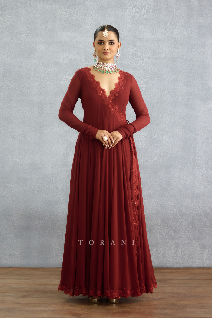 Laalima Prisha Anarkali Set