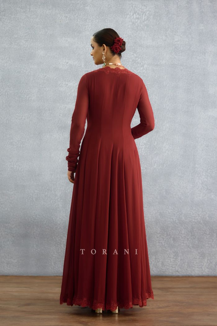 Laalima Prisha Anarkali Set