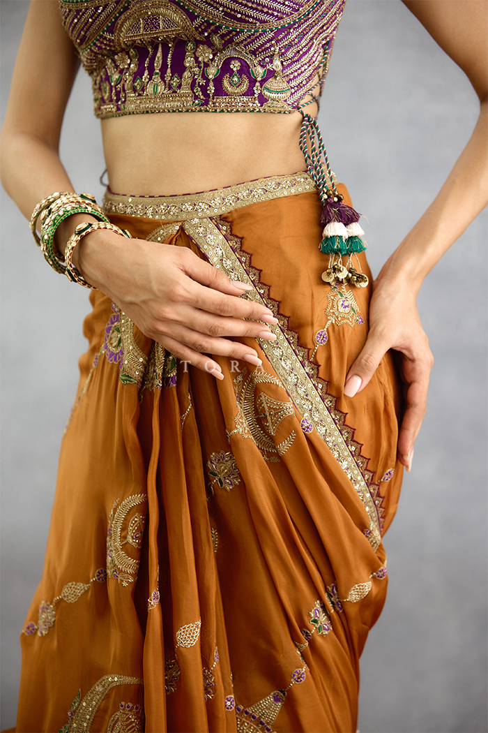 Nuraan Rangsaaz Omaira Saree Set