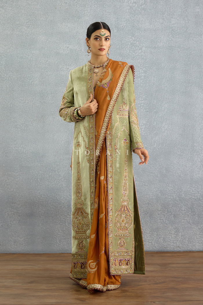 Nuraan Rangsaaz Omaira Saree Set