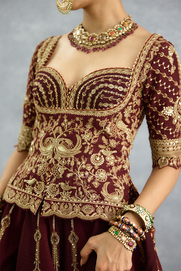 Qarmazi Mazneen Blouse