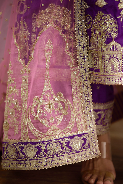 Banafsha Aqeela Kurta Set