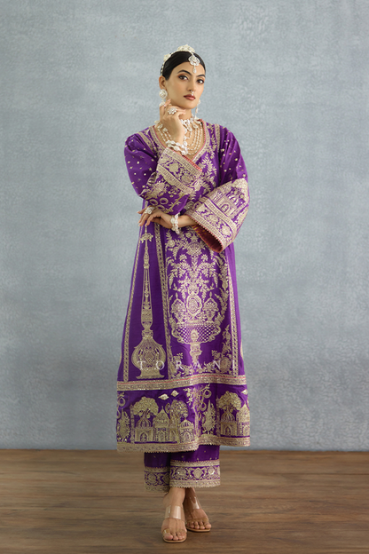 Banafsha Aqeela Kurta Set