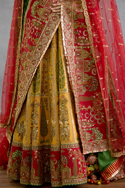 Zehra Zarqash Sidra Lehenga Set