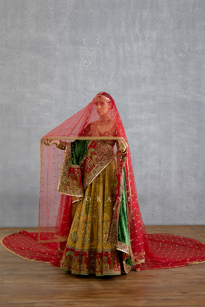 Zehra Zarqash Sidra Lehenga Set