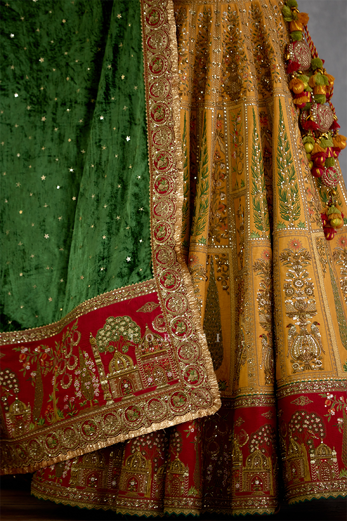 Zehra Zarqash Sidra Lehenga Set