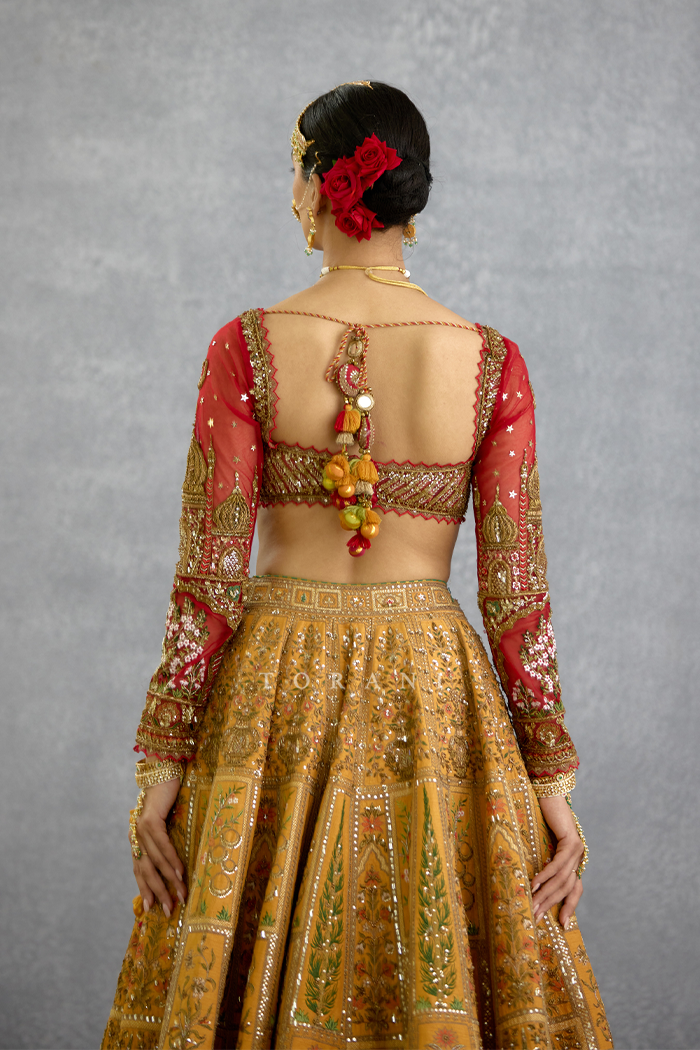 Zehra Zarqash Sidra Lehenga Set