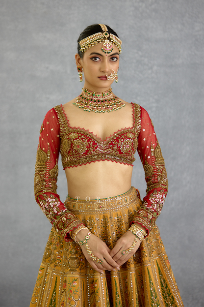 Zehra Zarqash Sidra Lehenga Set