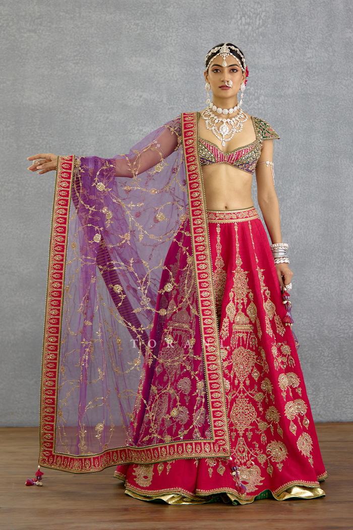 Gul-Rang Malika Lehenga Set