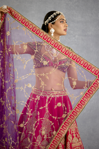 Gul-Rang Malika Lehenga Set