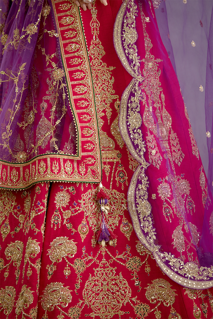 Gul-Rang Malika Lehenga Set