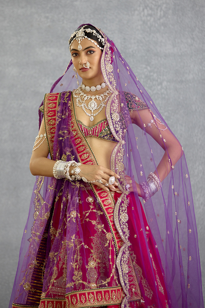 Gul-Rang Malika Lehenga Set