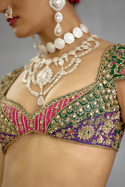 Gul-Rang Malika Lehenga Set