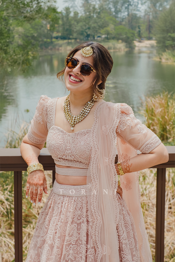 Rohina Anand Khira in our Gulbahari Hansini Lehenga Set