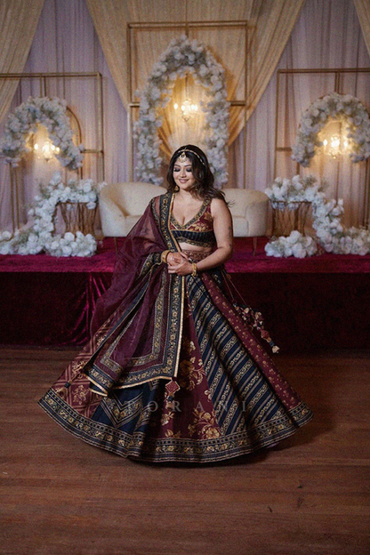 Gauri Kumar in our Custom Gulnar Khurshid Lehenga Set