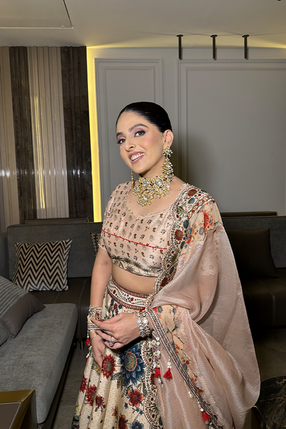 SANCY BATRA IN OUR BADAMI AMITHI LEHENGA SET