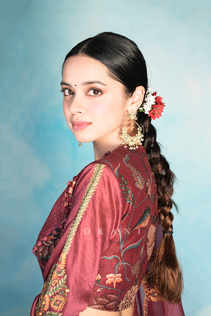 Nitanshi Goel In Our Sanobar Bindu Aari Waraq Lehenga Set