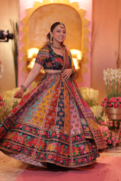 Dr. Vanni Dutta In Our Dil Rangrez Jiya Lehenga Set