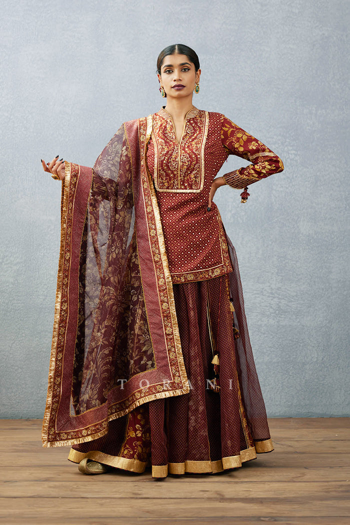 SALE - Gulnar Mehza Sharara Set