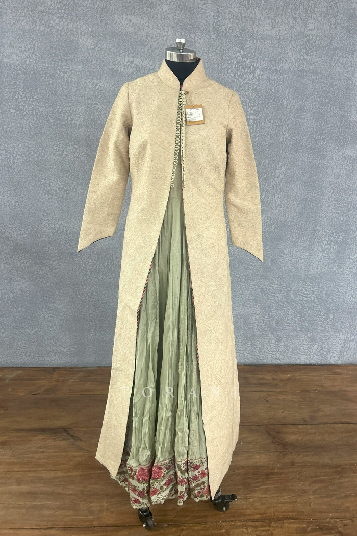 Sale- Jaituni Dhuni Nakshi Jacket Set