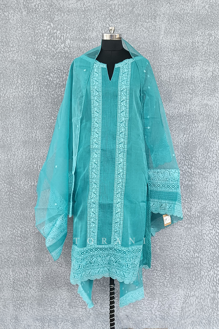 Sale- Aasmani Abhra Kurta Set