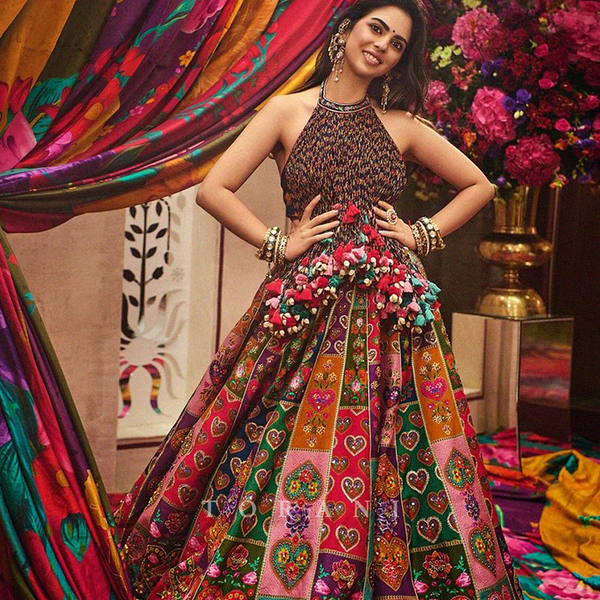 Isha Ambani In Our Custom Dil Rang Shareefa Lehenga Set Torani India