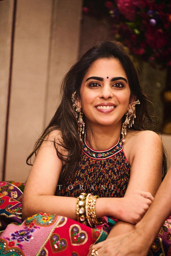 Isha Ambani In Our Custom Dil-Rang Jharonka Lehenga Set – Torani India