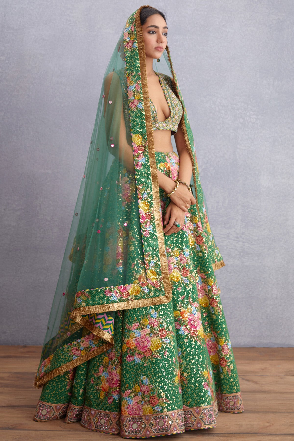 Panna Aastika Lehenga Set