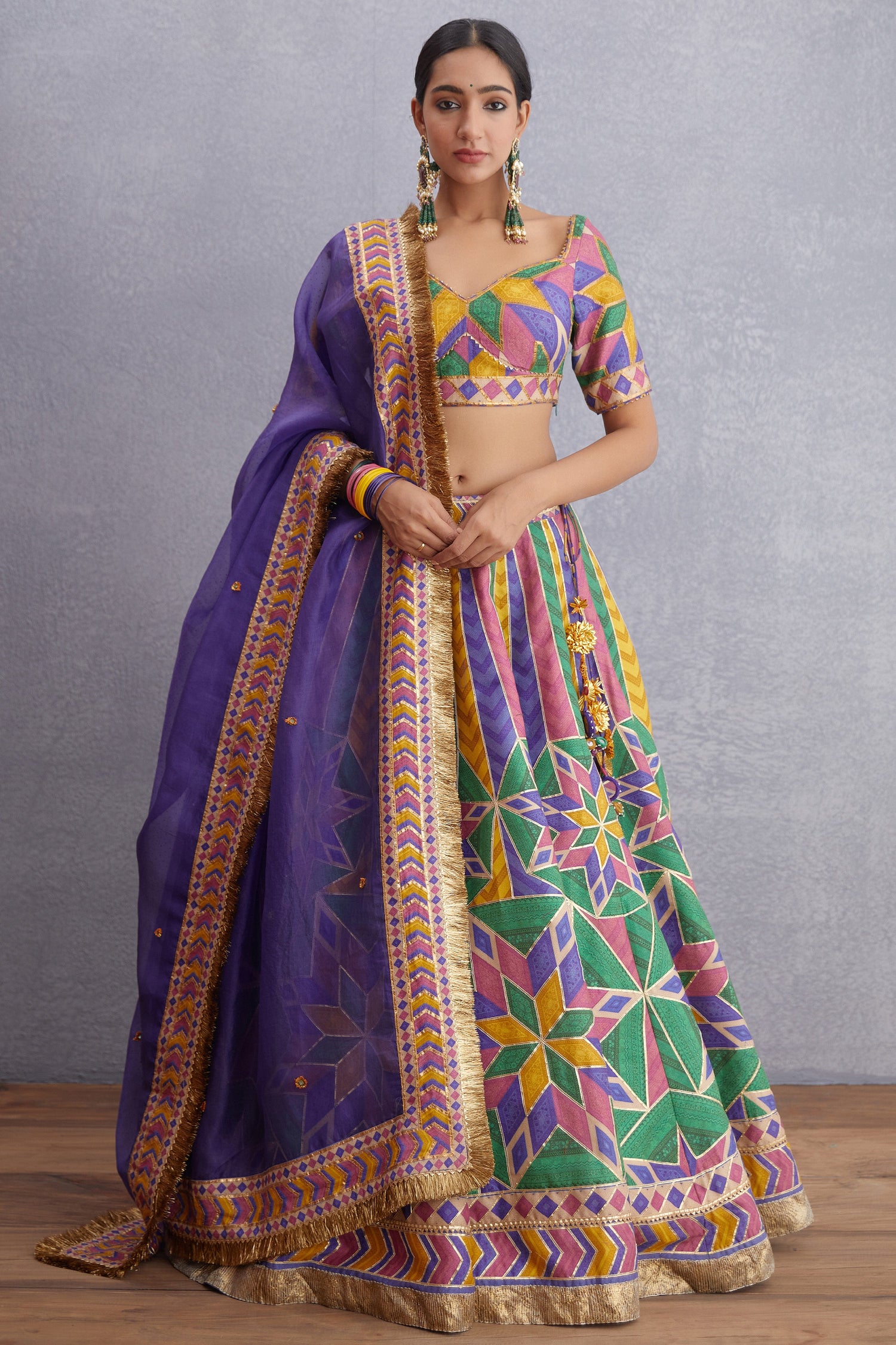 SALE - Navratan Shamiyana Lehenga &amp; Blouse