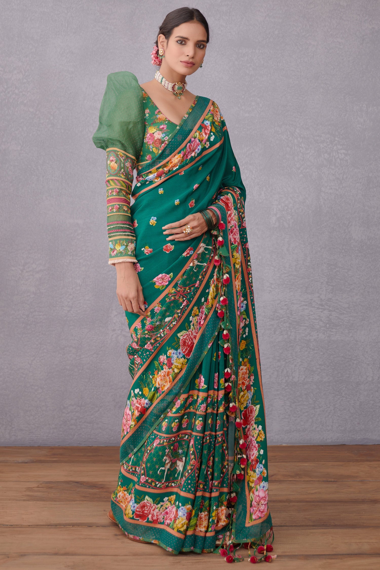 Panna Mahnoor Saree