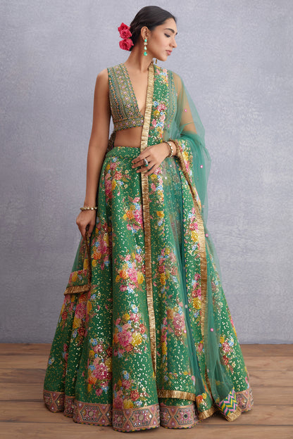 Panna Aastika Lehenga Set