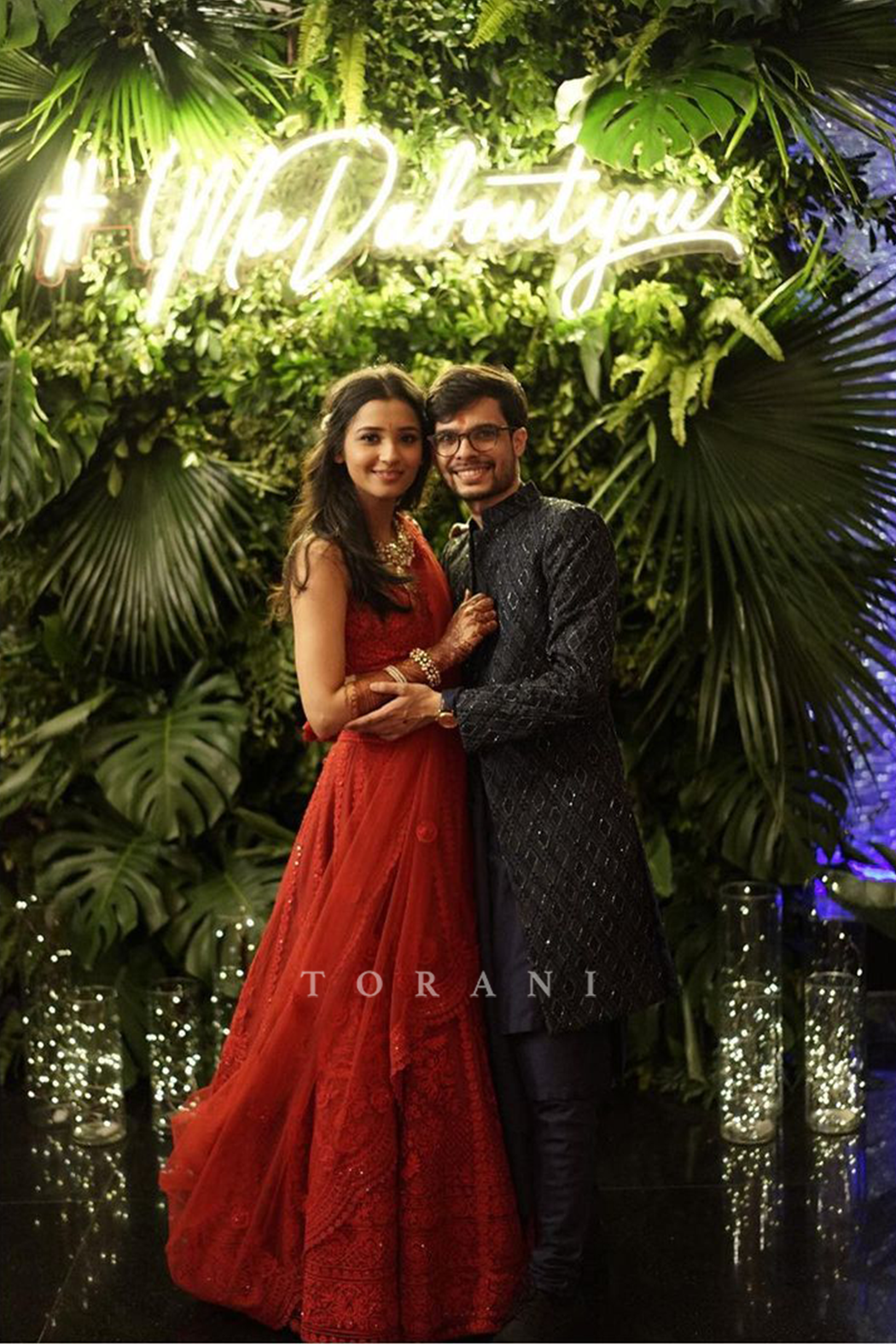 Mansi Patodia in our Surkh Mrinal Lehenga Set