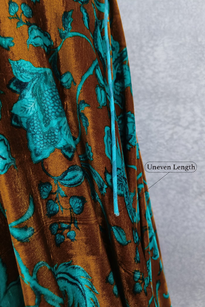 Sabz Nimah Lehenga/Damage