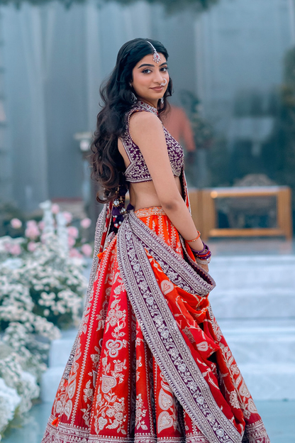 Pranavi Reddy In Our Saroj Naimisha Lehenga Set