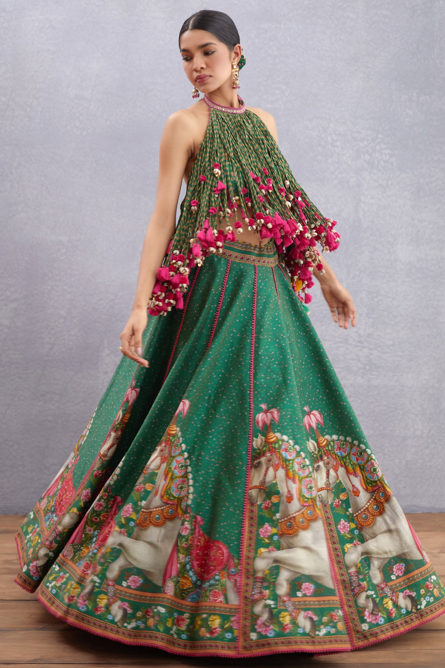 Panna Ashwamedha Lehenga Set