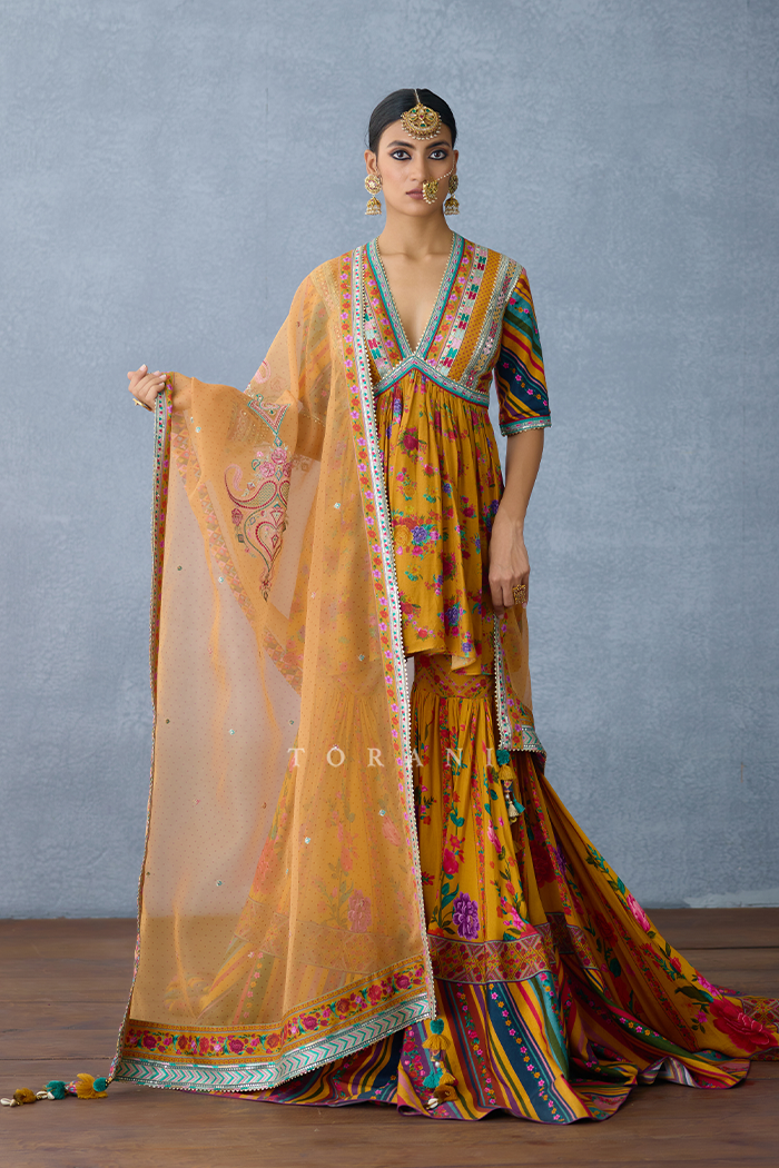 Dil Seher Anamri Sharara Set