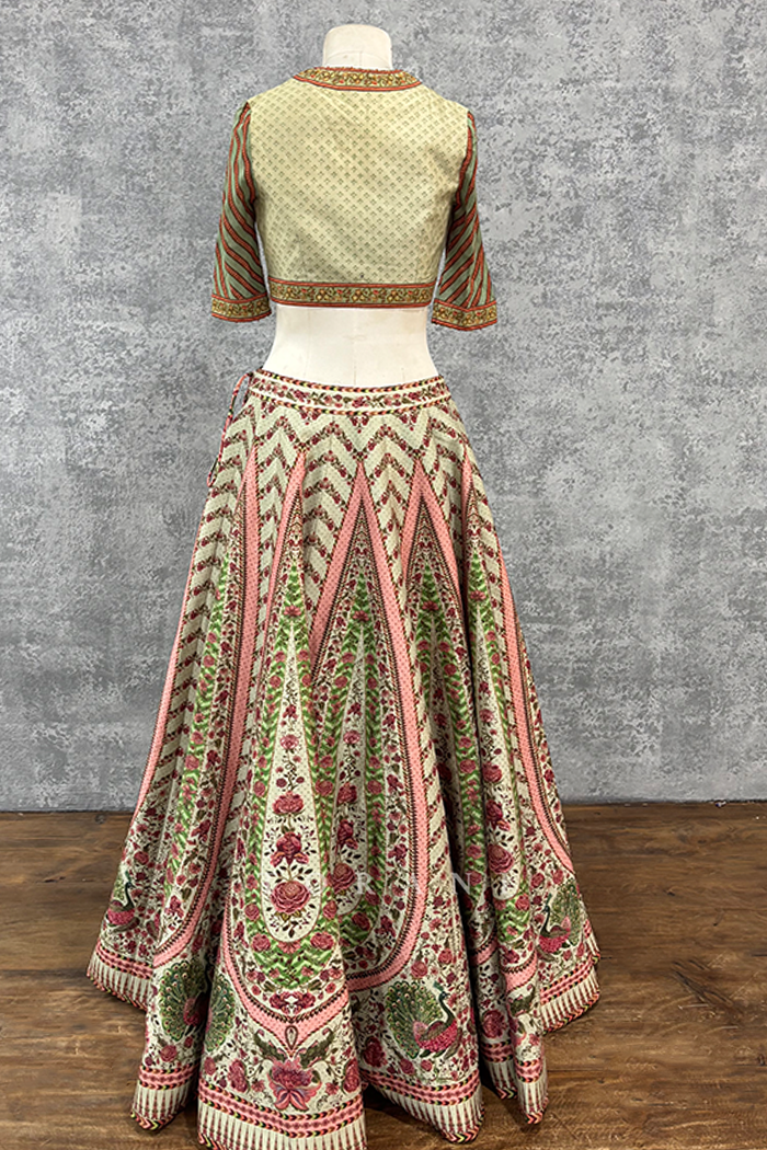 SALE - Custom Kasturi Oorjita Lehenga Set