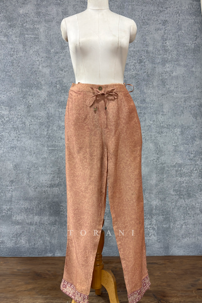 SALE - Rasiya Printed Silk Pants