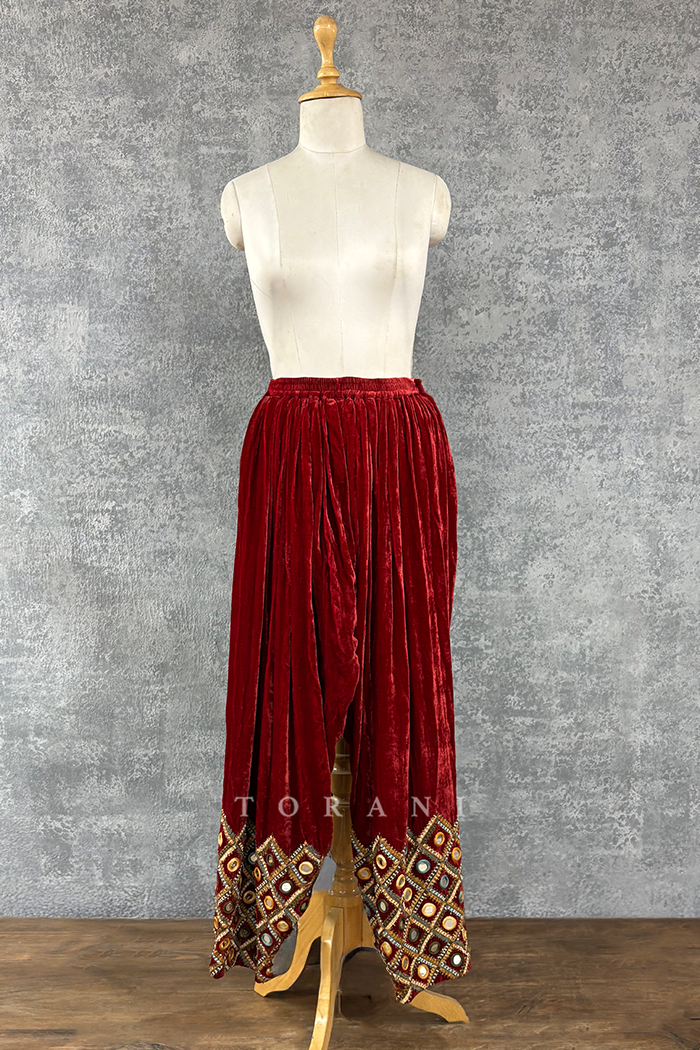 SALE - Gudhal Makhmal Firdouz Pants