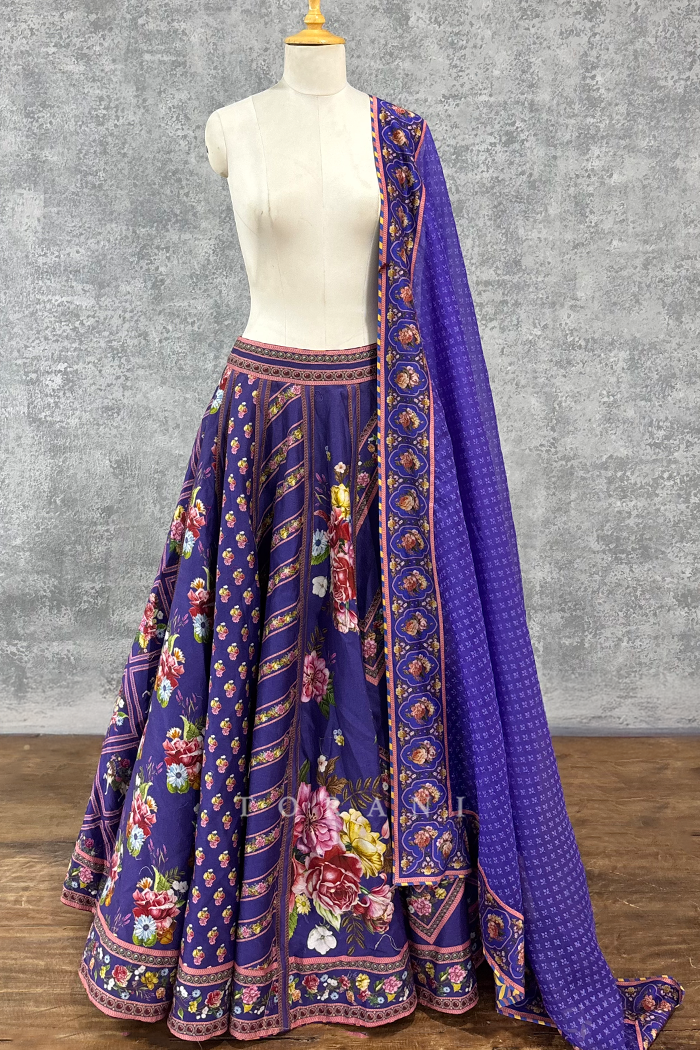 SALE - Jamuni Waheeda Skirt &amp; Odhni