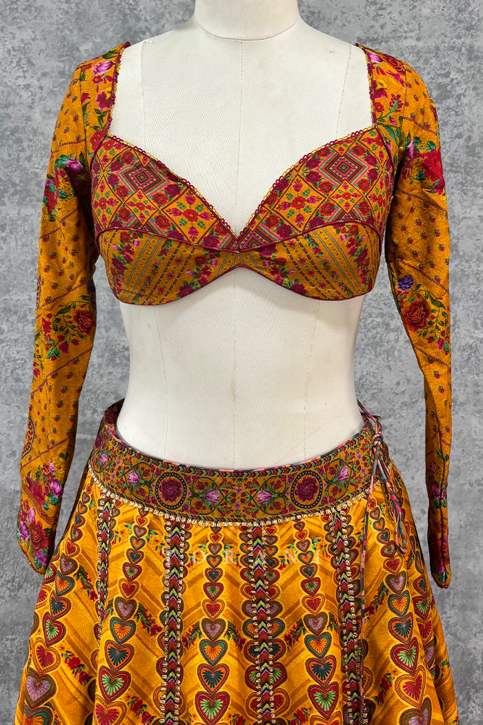 SALE - Dil Seher Uma Skirt &amp; Blouse
