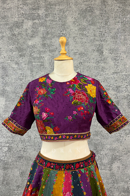 SALE - Dil Kusha Javari Iram Skirt &amp; Blouse
