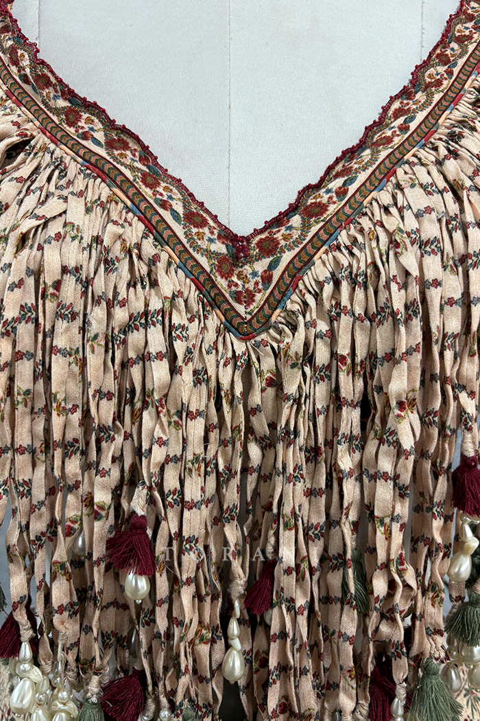 SALE - Badami Nagma Latkan Lehenga Set