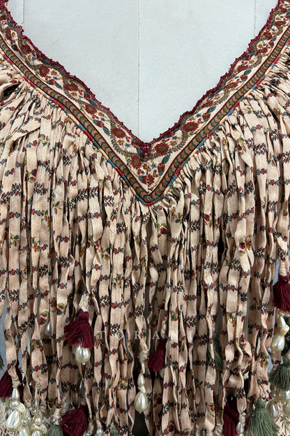 SALE - Badami Nagma Latkan Lehenga Set