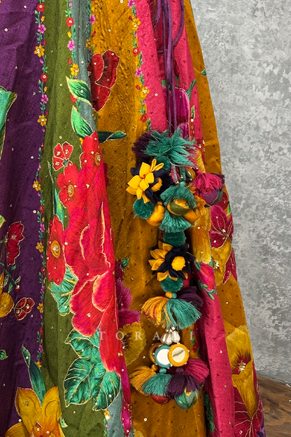 SALE - Dil Kusha Javari Iram Skirt &amp; Blouse