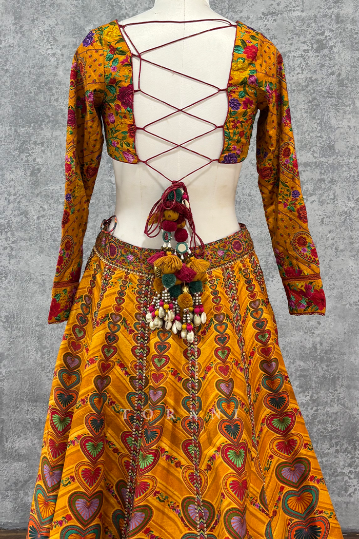 SALE - Dil Seher Uma Skirt &amp; Blouse